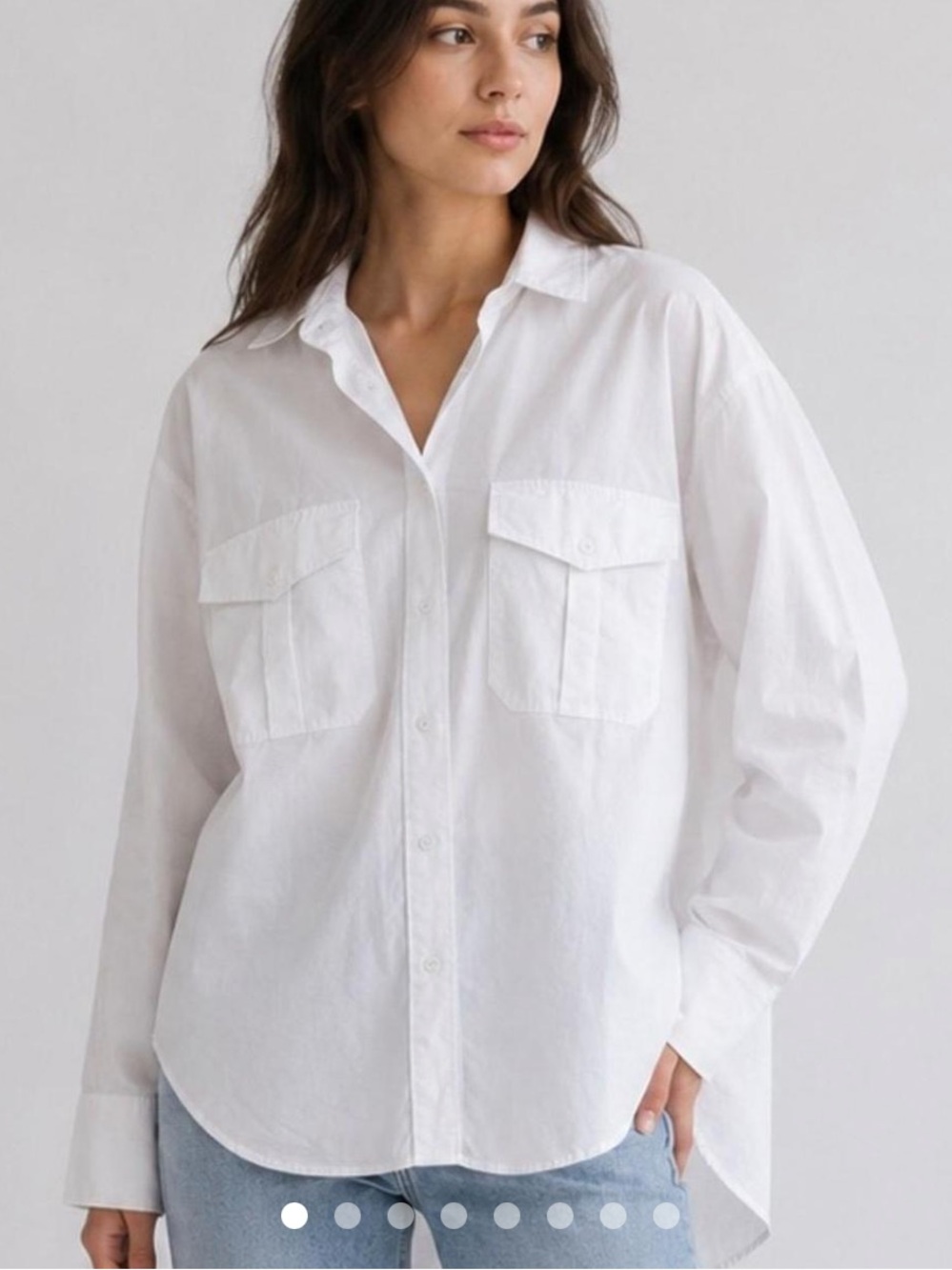Good American white shirt